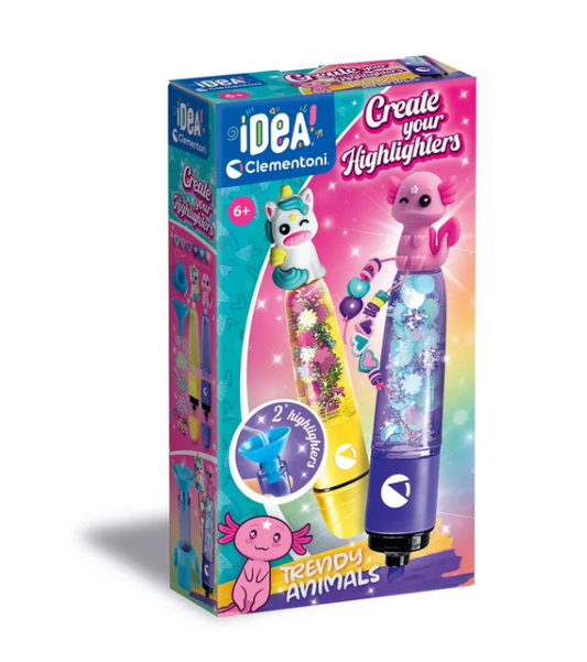 Kūrybinis žymeklių gamybos rinkinys „Clementoni Magical Animals“